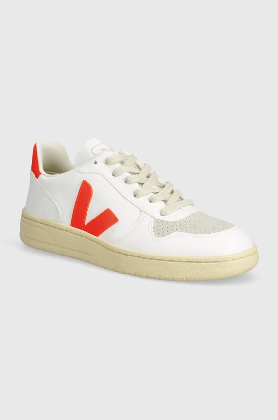 Tenisky Veja V-10 imitace semiše bílá VX0703152.D