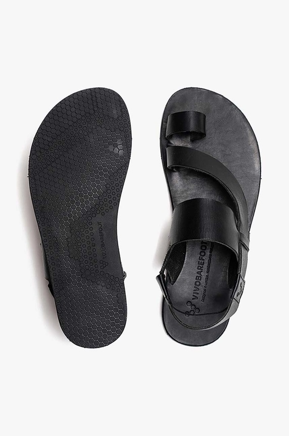 Kožené sandály Vivobarefoot OPANKA SANDAL 203225 černá