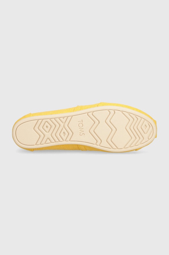Toms espadryle Alpargata 10020651 żółty