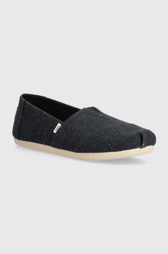 Toms espadrilles Alpargata textil sötétkék 10019653