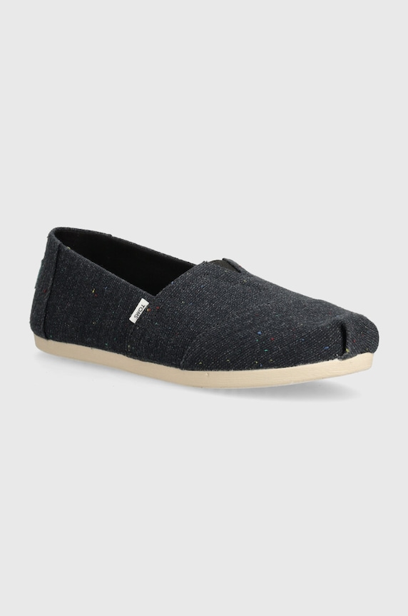 Toms espadrilles Alpargata textil sötétkék 10019653