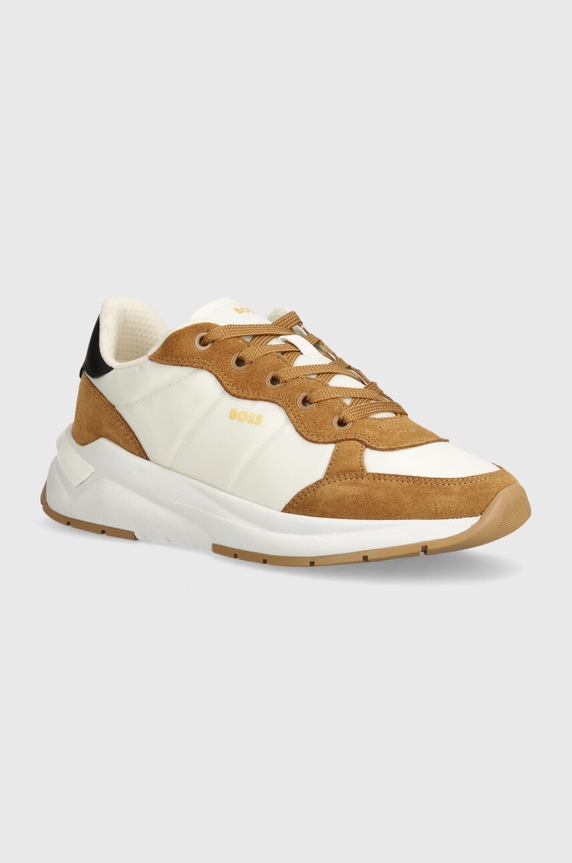 BOSS sneakers piele întoarsă maro 50513574.241