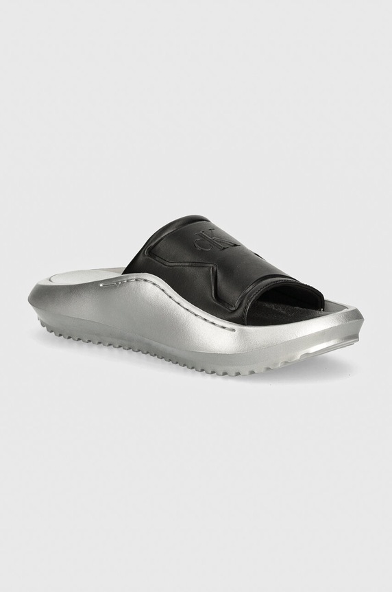 Calvin Klein Jeans papuci HYBRID SANDAL MG MR sintetic negru YW0YW01338