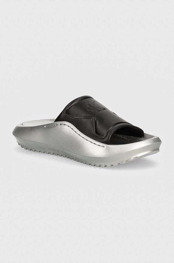 Calvin Klein Jeans papuci HYBRID SANDAL MG MR sintetic negru YW0YW01338