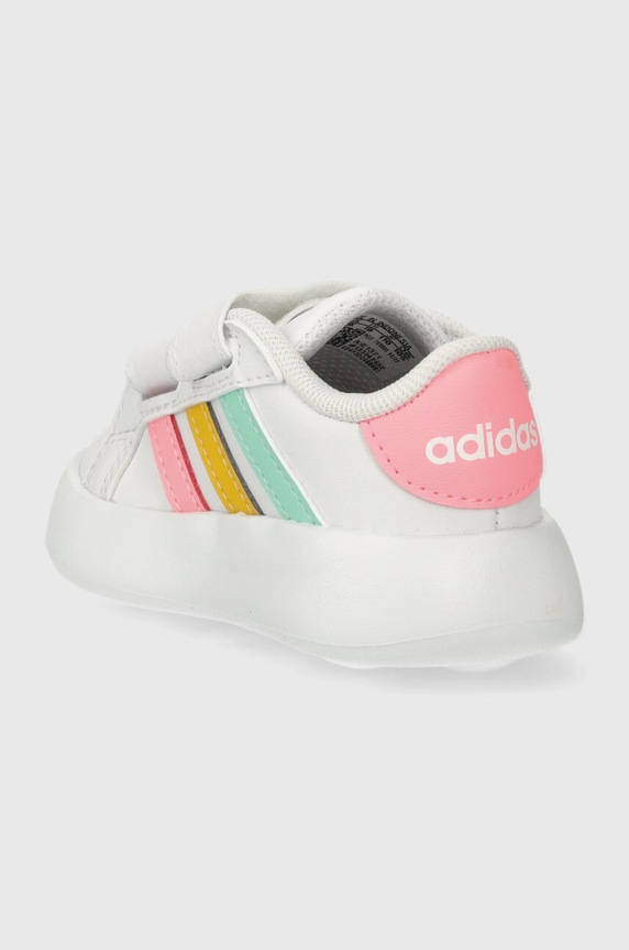 Dziewczynka adidas sneakersy dziecięce GRAND COURT 2.0 CF I IE1371 biały