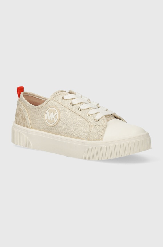 Dětské tenisky Michael Kors textilní zlatá MK100931