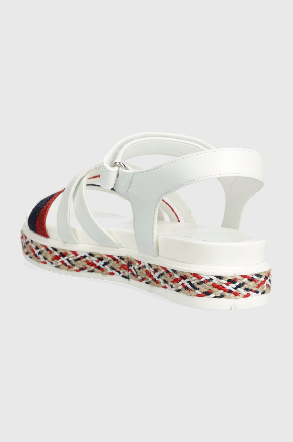 Dziewczynka Tommy Hilfiger sandały dziecięce T3A2.33259.35.39 biały