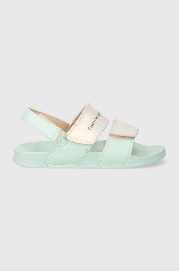 Calvin Klein Jeans sandały dziecięce V1A2.80846.27.34 turkusowy SS24