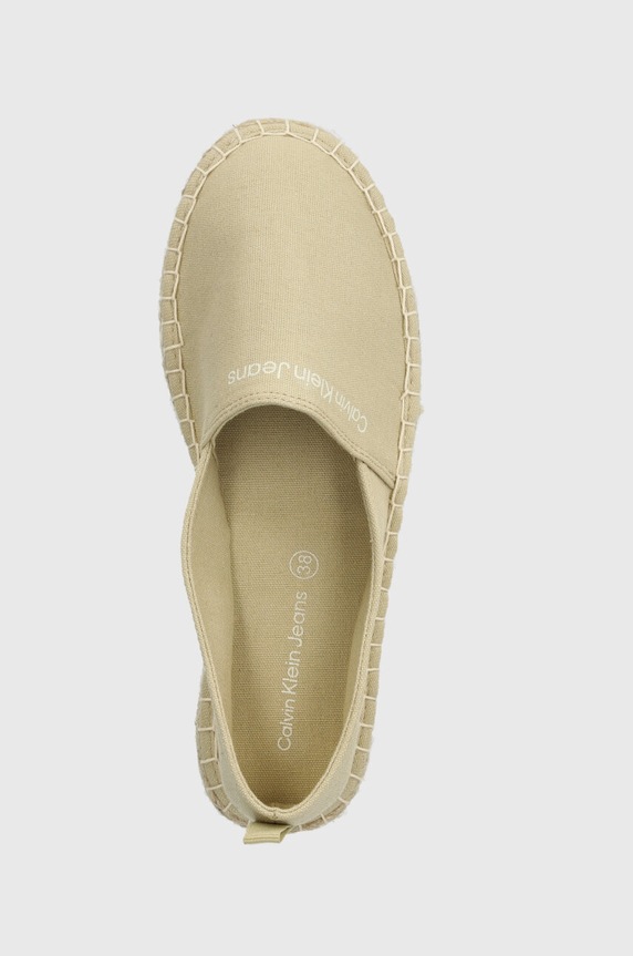 Dětské espadrilky Calvin Klein Jeans béžová V3A7.80838.35.39