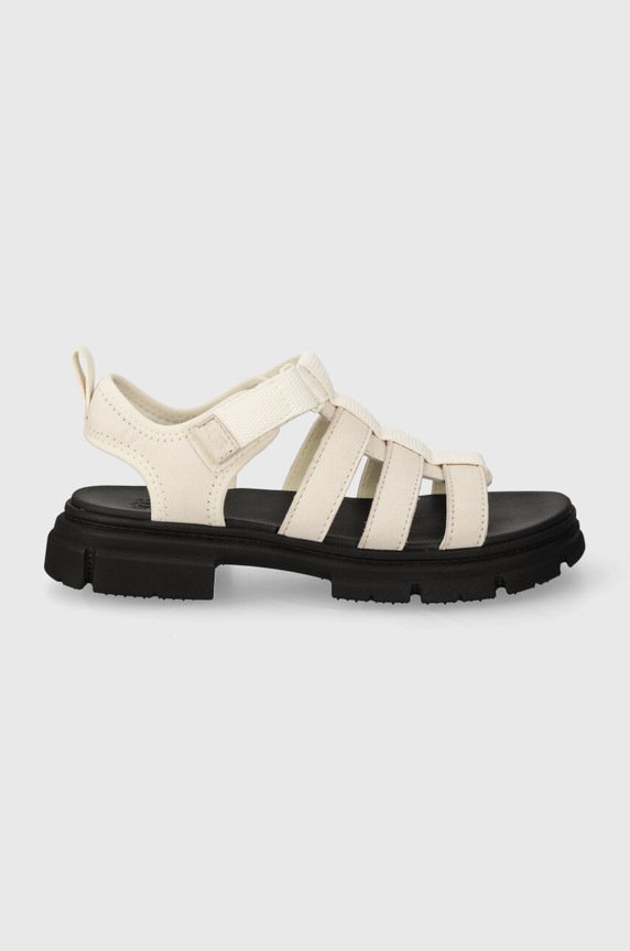 Dětské sandály UGG ASHTON MULTISTRAP semišová kůže béžová 1152821K