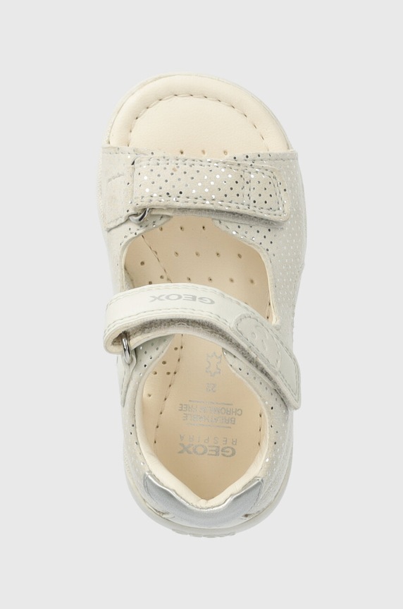 Geox sandały zamszowe SANDAL MACCHIA beżowy B254WA.00754.18.26