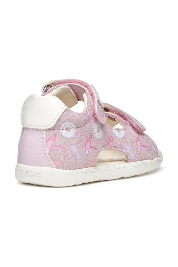 DÍVKA Semišové sandály Geox SANDAL MACCHIA B254WA.00754.18.26 růžová