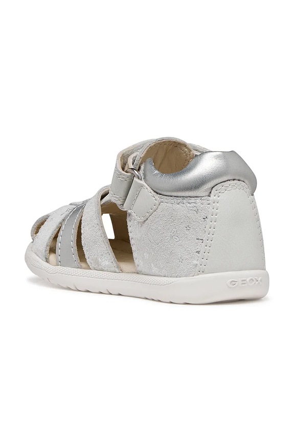 Geox sandale za djecu od kože SANDAL MACCHIA bijela B254WB.007NF.18.26