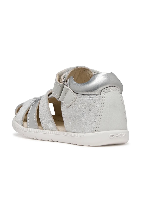 Geox sandale za djecu od kože SANDAL MACCHIA bijela B254WB.007NF.18.26