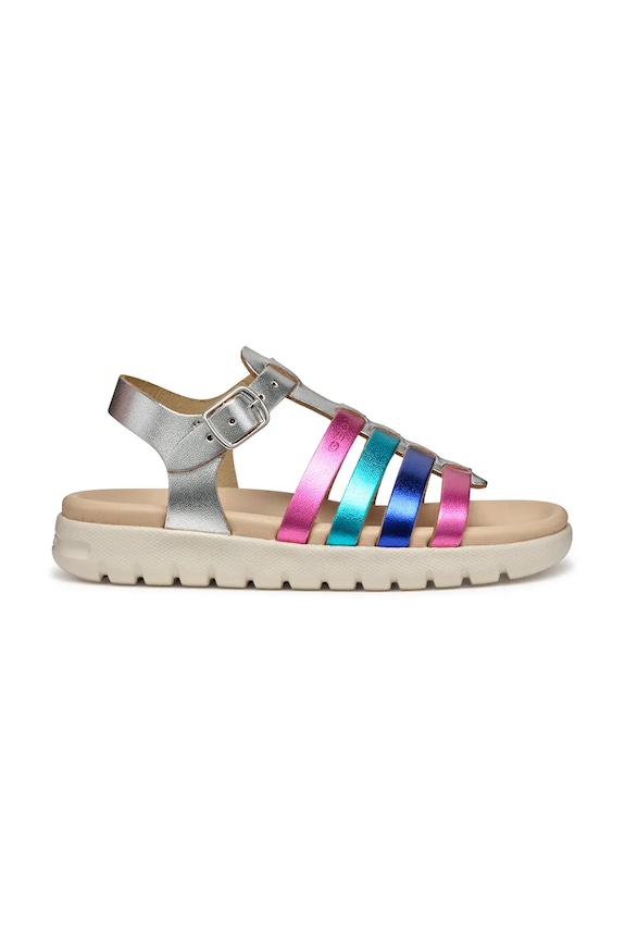 Dětské kožené sandály Geox SANDAL SOLEIMA J35GSB.000CF.28.35 růžová SS25