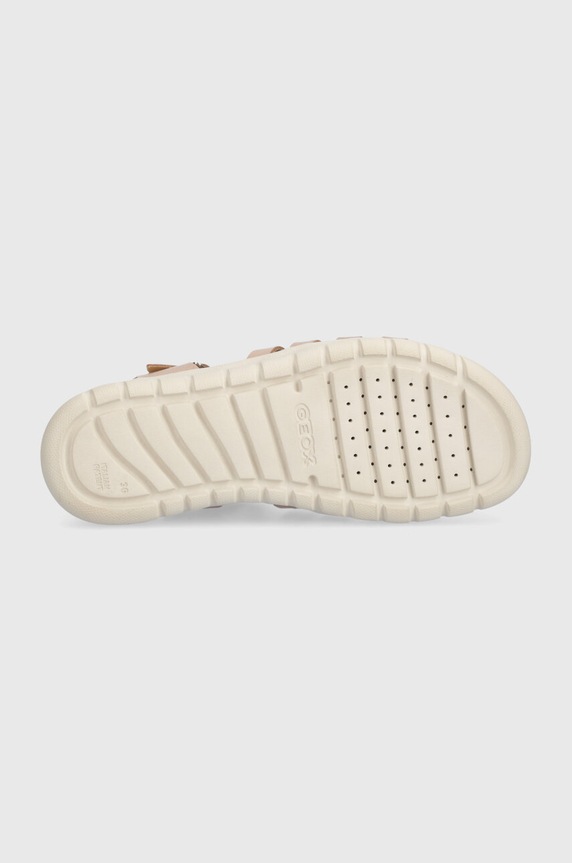 Detské kožené sandále Geox SANDAL SOLEIMA J35GSB.000CF.36.39 zlatá