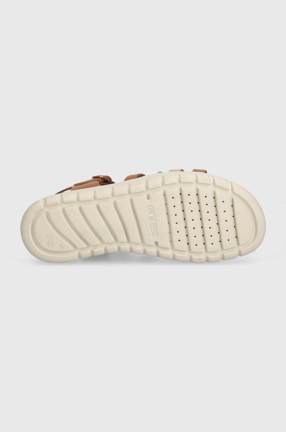 Detské kožené sandále Geox SANDAL SOLEIMA J35GSB.043CF.36.39 hnedá