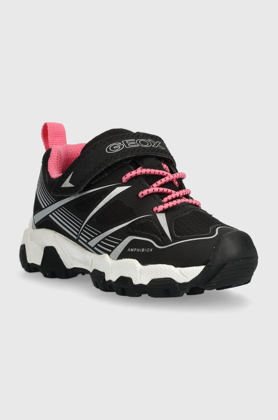Geox sneakersy dziecięce MAGNETAR. ABX J454LB.0FU9J.24.27 czarny SS24
