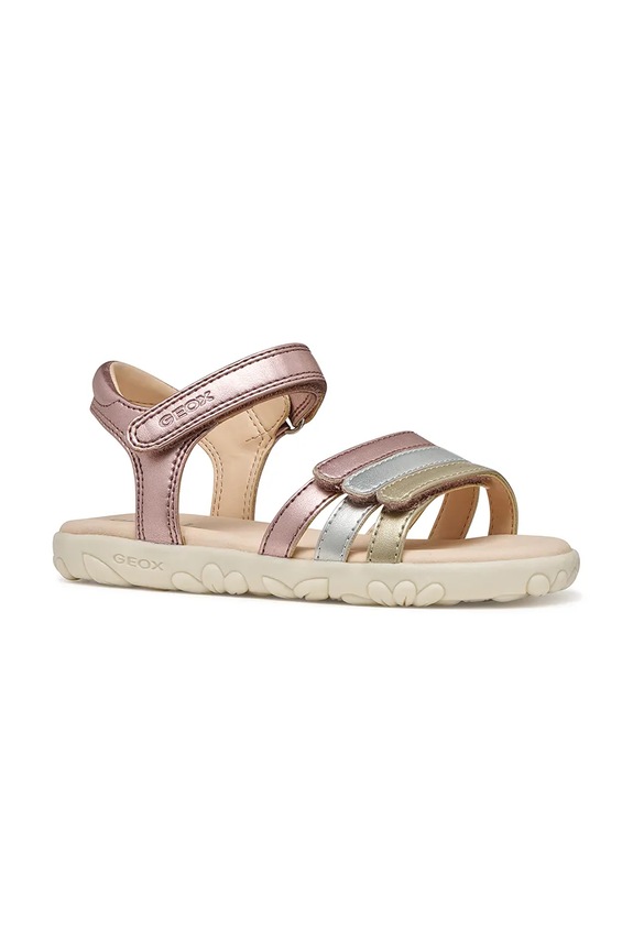 Geox sandały dziecięce SANDAL HAITI różowy J458ZD.000NF.24.27