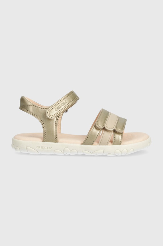 Geox sandały dziecięce SANDAL HAITI imitacja skóry licowej beżowy J458ZD.0NFBC.24.27