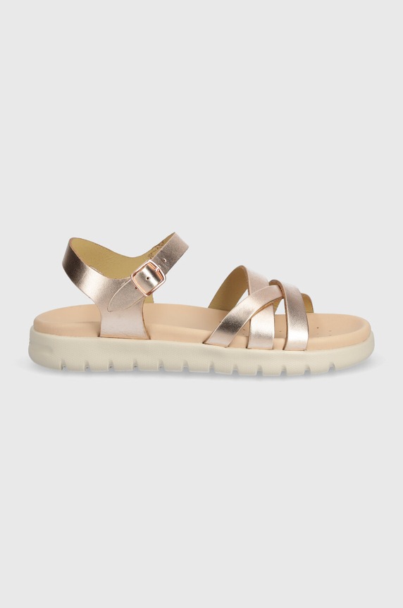 Дитячі шкіряні сандалі Geox SANDAL SOLEIMA J45GSA.000CF.36.39 золотий SS25