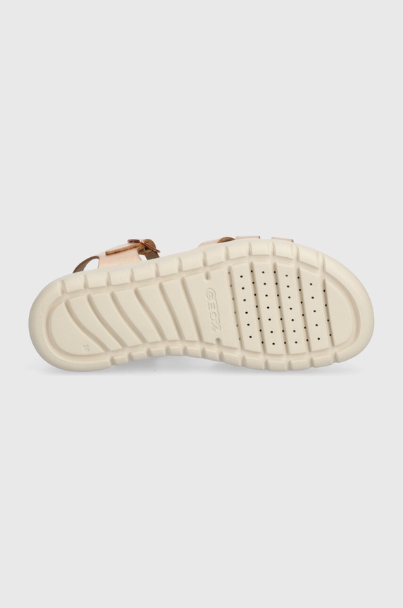 Дитячі шкіряні сандалі Geox SANDAL SOLEIMA J45GSA.000CF.36.39 золотий