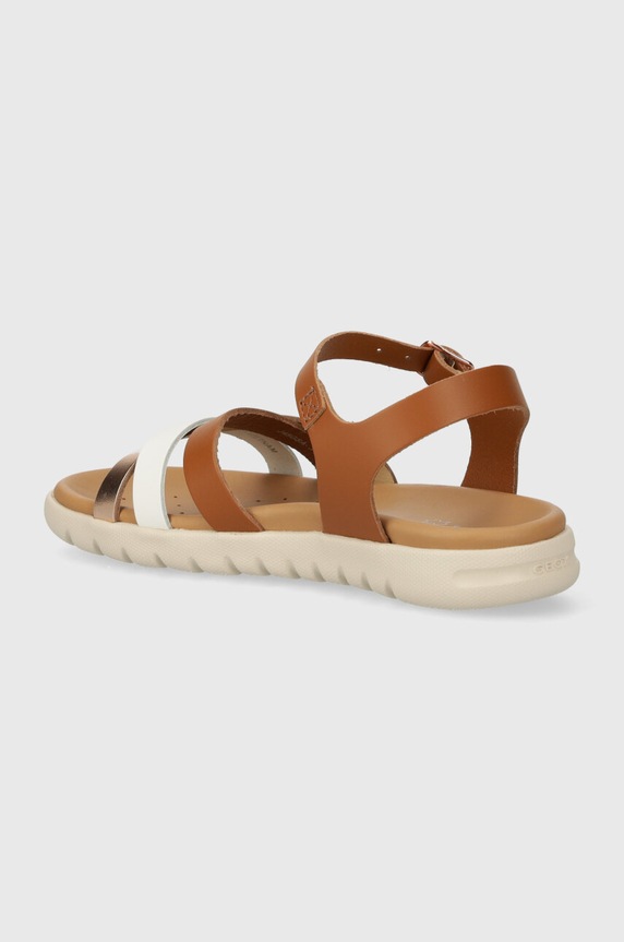 Lány Geox gyerekszandál bőrből SANDAL SOLEIMA J45GSA.043CF.28.35 barna