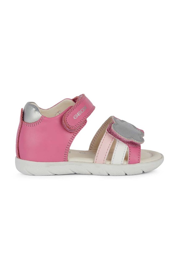 Geox sandały dziecięce SANDAL ALUL imitacja skóry licowej różowy B451YA.085NF.24.27