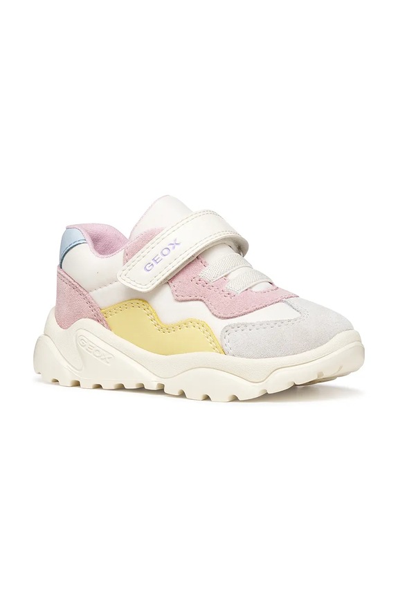 Παιδικά sneakers Geox CIUFCIUF υφασμάτινο λευκό B455QB.0FU22.20.23