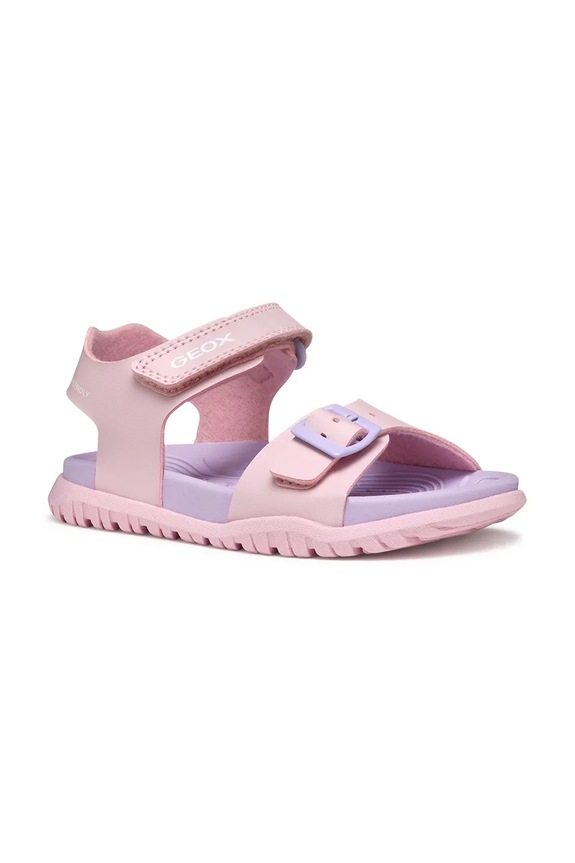 Sandály Geox SANDAL FUSBETTO imitace kůže růžová J35HQA.000BC.36.39