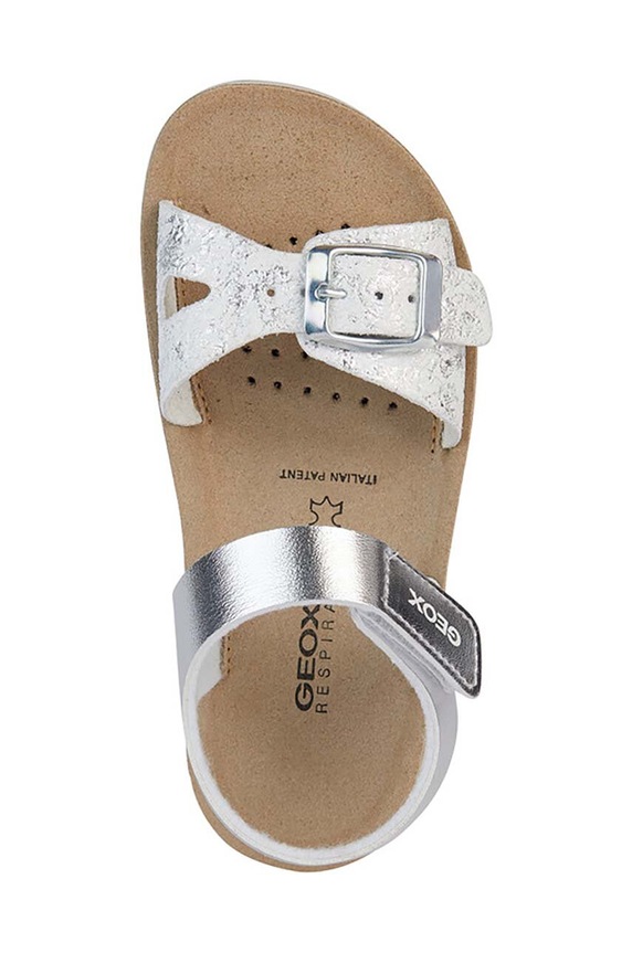 Geox sandały dziecięce J15EAB.0BNBL.24.27 srebrny
