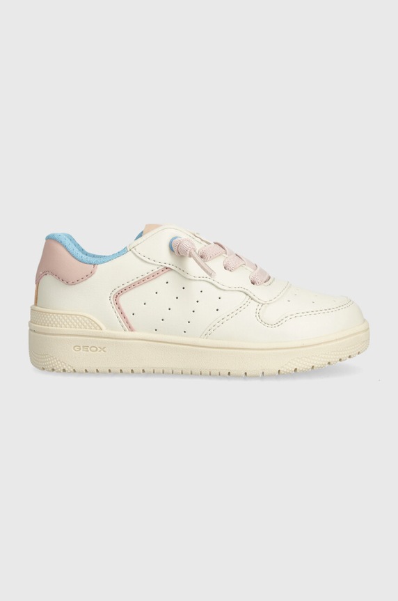 Geox sneakersy dziecięce imitacja skóry licowej beżowy J36HXD.054FU.28.35