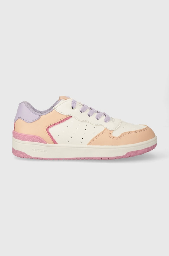 Geox sneakersy dziecięce imitacja skóry licowej różowy J36HXD.054FU.28.35