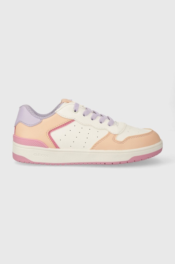 Geox sneakersy dziecięce imitacja skóry licowej różowy J36HXD.054FU.28.35