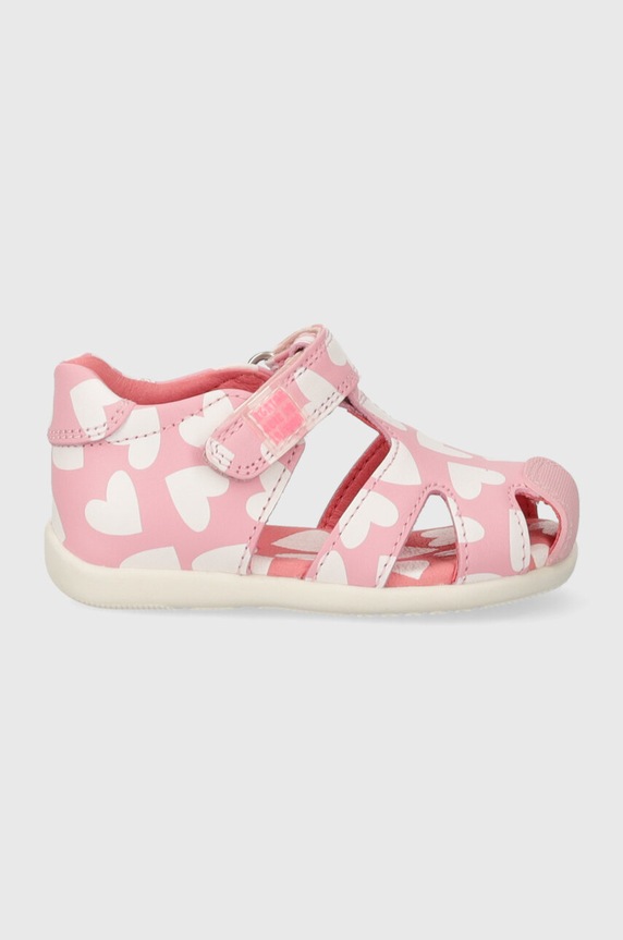 Agatha Ruiz de la Prada sandały skórzane dziecięce 242903 różowy SS24