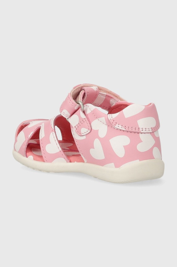 Dziewczynka Agatha Ruiz de la Prada sandały skórzane dziecięce 242903 różowy