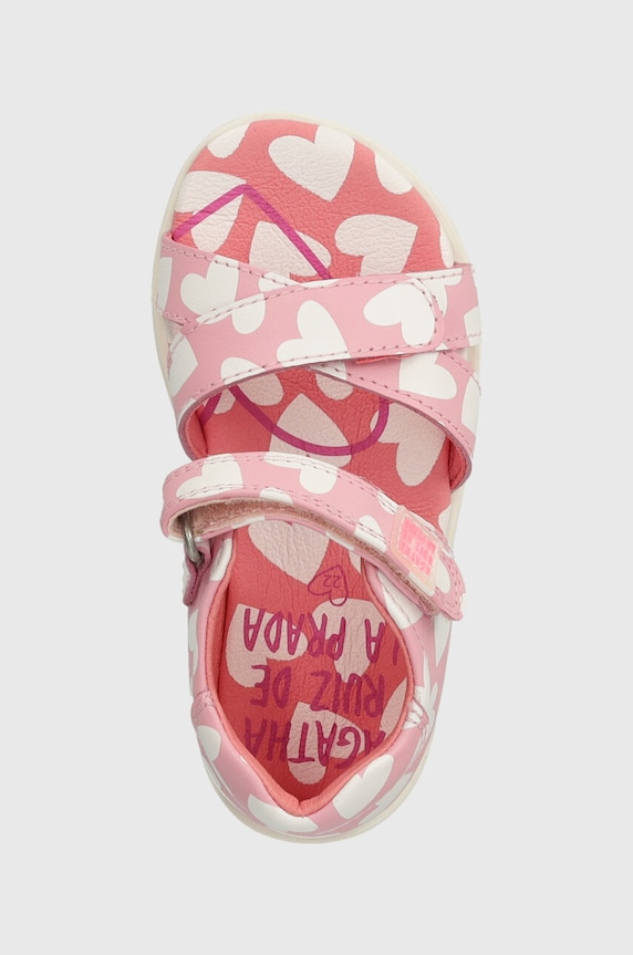 Detské kožené sandále Agatha Ruiz de la Prada ružová 242905