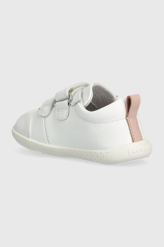 Dziewczynka Garvalin sneakersy skórzane dziecięce 242320.G.19.23 biały