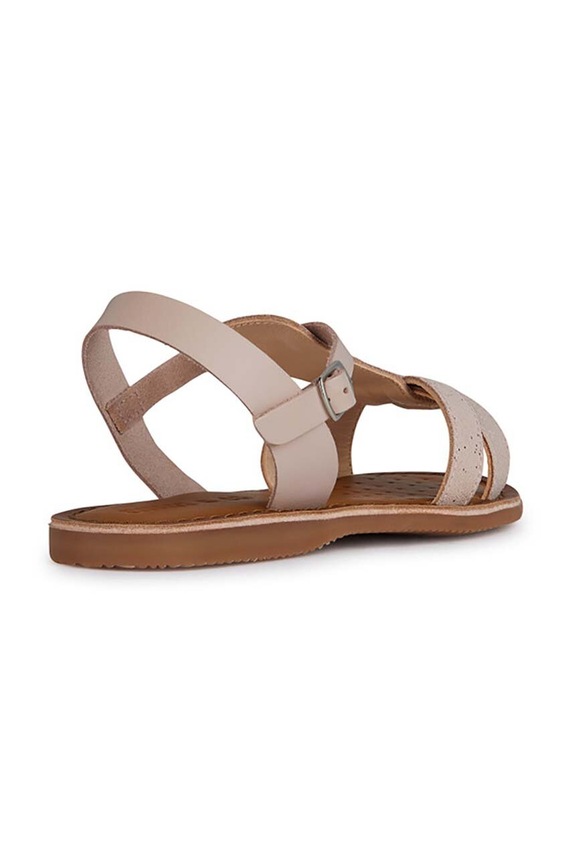 Κοριτσίστικα Παιδικά δερμάτινα σανδάλια Geox J45BSE.0BS85.28.35 ροζ