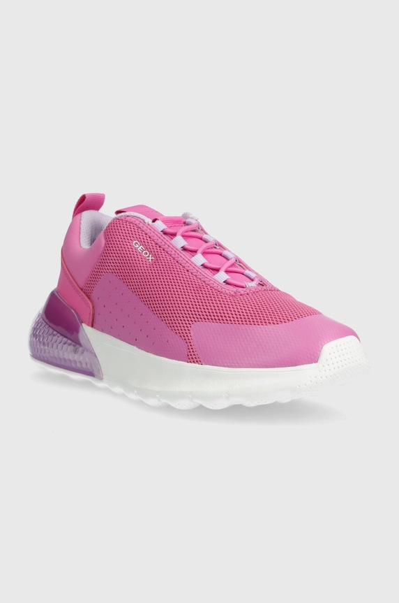 Παιδικά sneakers Geox J45LZA.0149J.36.38 μωβ SS24