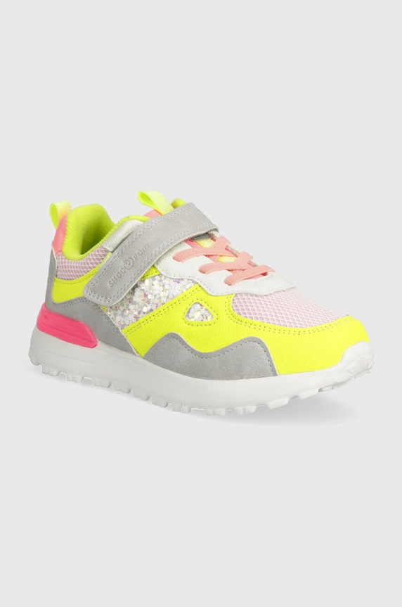 Shoo Pom sneakersy dziecięce JOGGY SCRATCH syntetyczny zielony Q4JACL04.G.30.34