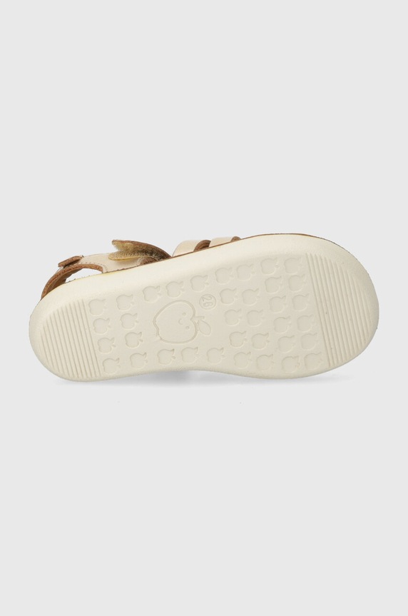 Shoo Pom sandale din piele pentru copii GOA SPART Q4NKAW04.24.27 aur