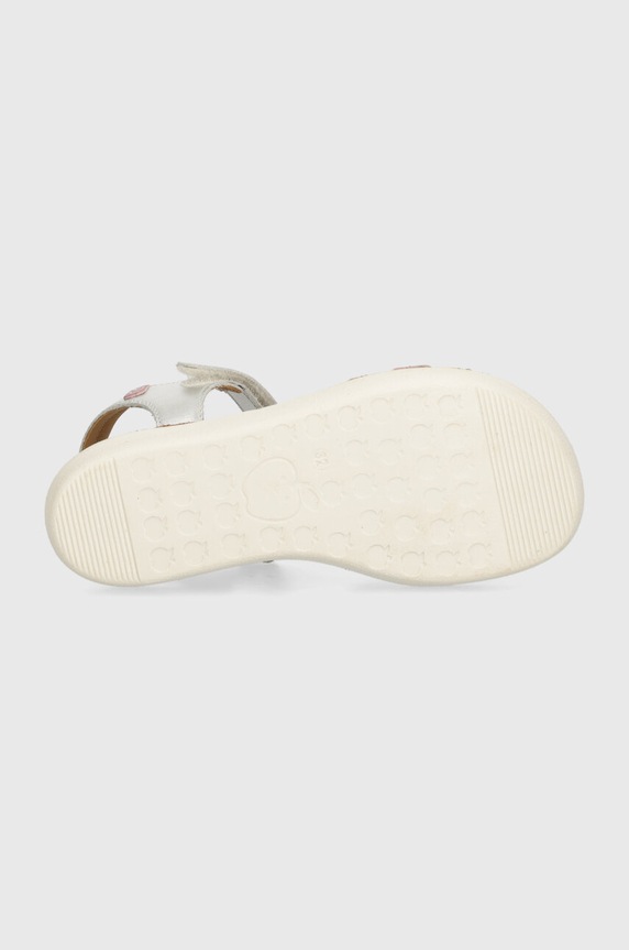 Shoo Pom sandale din piele pentru copii GOA TOUCAN Q4NNAW04.28.32 argintiu