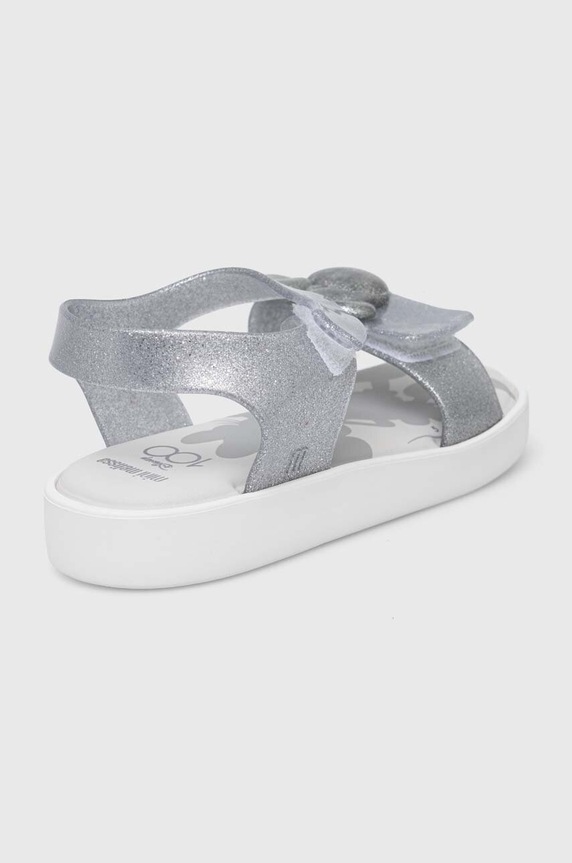 Κοριτσίστικα Παιδικά σανδάλια Melissa JUMP DISNEY 100 BB M.35752 ασημί
