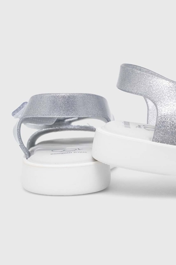 Παιδικά σανδάλια Melissa JUMP DISNEY 100 BB ασημί M.35752