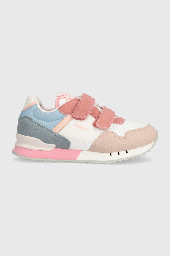 Παιδικά sneakers Pepe Jeans LONDON URBAN GK συνθετικό μωβ PGS30599