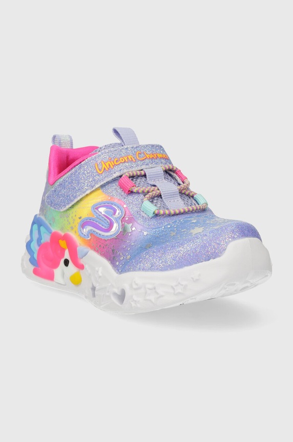 Παιδικά sneakers Skechers UNICORN CHARMER TWILIGHT DREAM 302681N μωβ SS25