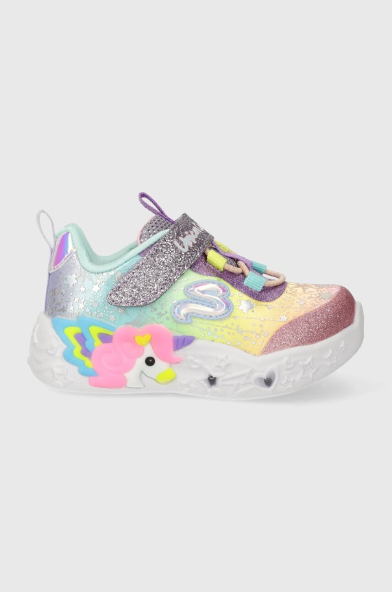 Detské tenisky Skechers UNICORN CHARMER TWILIGHT DREAM textilný viacfarebná 302681N