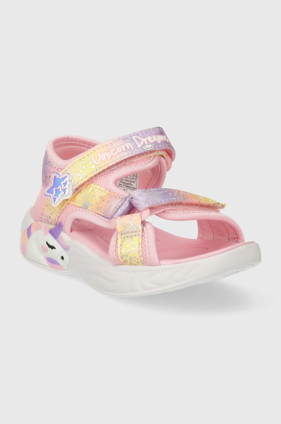 Skechers sandale copii UNICORN DREAMS SANDAL MAJESTIC BLISS 302682N roz SS24