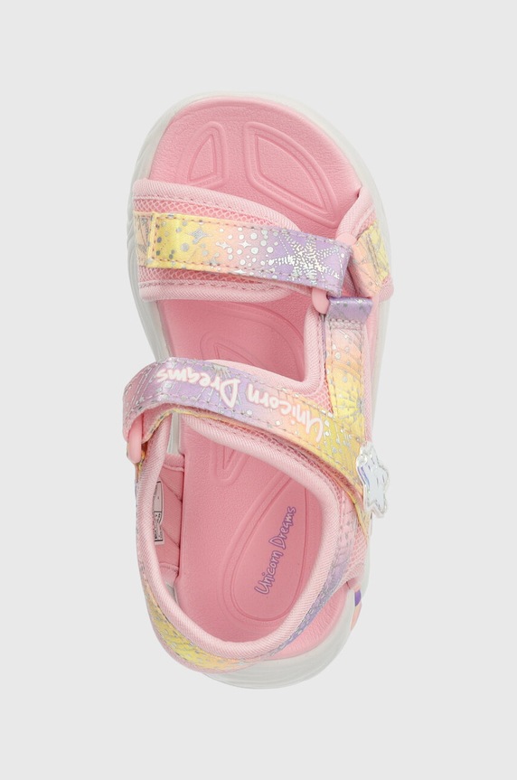Skechers sandale copii UNICORN DREAMS SANDAL MAJESTIC BLISS roz 302682N